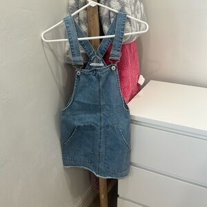 Vanilla star denim overall dress perfect for a beach coverup or everyday wear